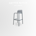 北歐風塑膠吧檯椅_1