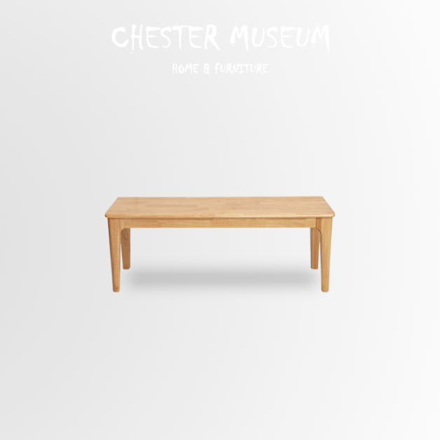 森林系原木長椅