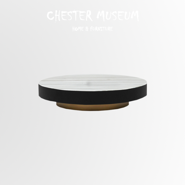 大理石圓形茶几