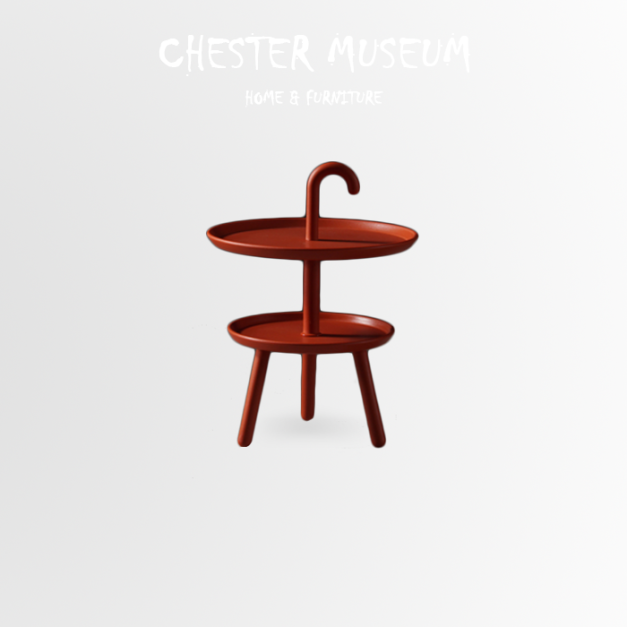 北歐多色雙層茶几