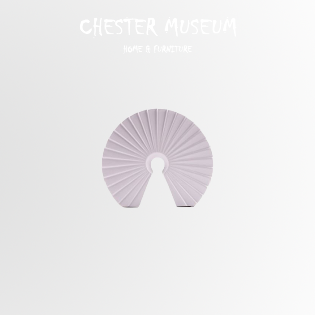 黑白雙色扇形擺飾