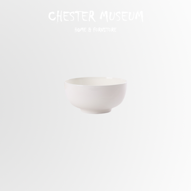 純白骨瓷碗(G款)