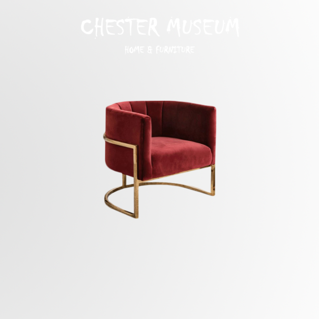 輕奢復古單人沙發