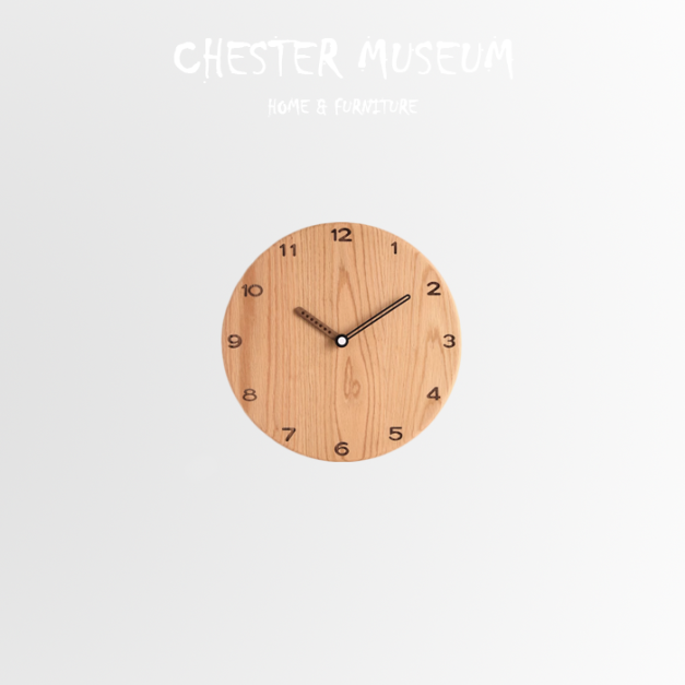 橡木實木時鐘