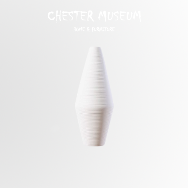 白色侘寂風花瓶