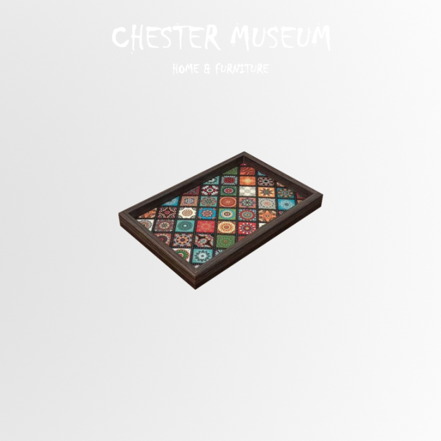 木質繁花置物盤