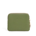 CHENSON真皮 外側3卡超薄ㄇ字大開口零錢包 海松綠(W00820-G)_7