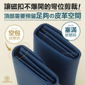 CHENSON真皮 8卡2鈔 磁扣開口零錢夾(W26255)_7