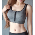 含大尺碼-Front前拉運動跑步防震無鋼圈內衣(灰S.4XL/黑S為現貨)_2