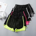 色邊網眼假兩件式運動短褲_2