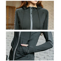 BCK灰黑色拉鍊連帽運動外套_5