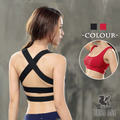 含大尺碼 X-MIX高彈交叉平行美背運動內衣