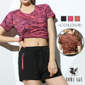 【現貨】Domax女子戶外透氣運動短袖T恤 (可加購搭配短褲)-桃XL