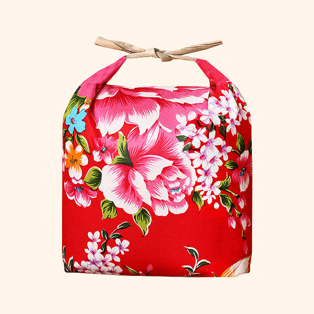 婚禮的祝福(紅花布)