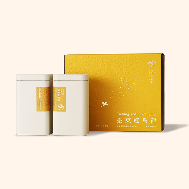 紅烏龍原葉茶150g雙罐禮盒｜最高等級的澎湃心意