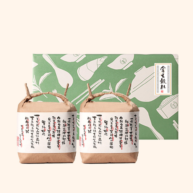 【永恆經典】好米成雙禮盒（阿罩霧米+飯先生）