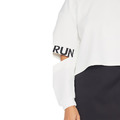 手肘開叉設計 RUN字母印花休閒衛衣_2
