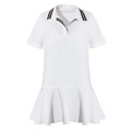 運動款 吸濕排汗POLO式寬鬆連身洋裝_2