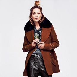 時尚帥氣 軍裝風保暖外套大衣