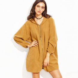 歐風蝙蝠袖 寬鬆連帽拉鍊夾克外套