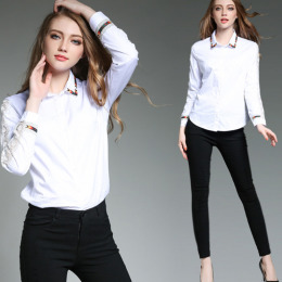 波西米亞領 蕾絲袖設計感OL襯杉