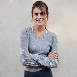 休閒運動風 星星印花寬鬆百搭T恤 (2色)