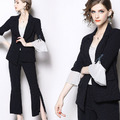 名媛小香風 氣質時尚休閒OL兩件式西裝套裝_1