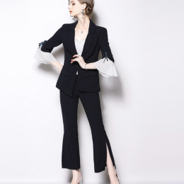 名媛小香風 氣質時尚休閒OL兩件式西裝套裝
