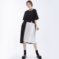 側壓摺風 經典黑白撞色百搭洋裝_1