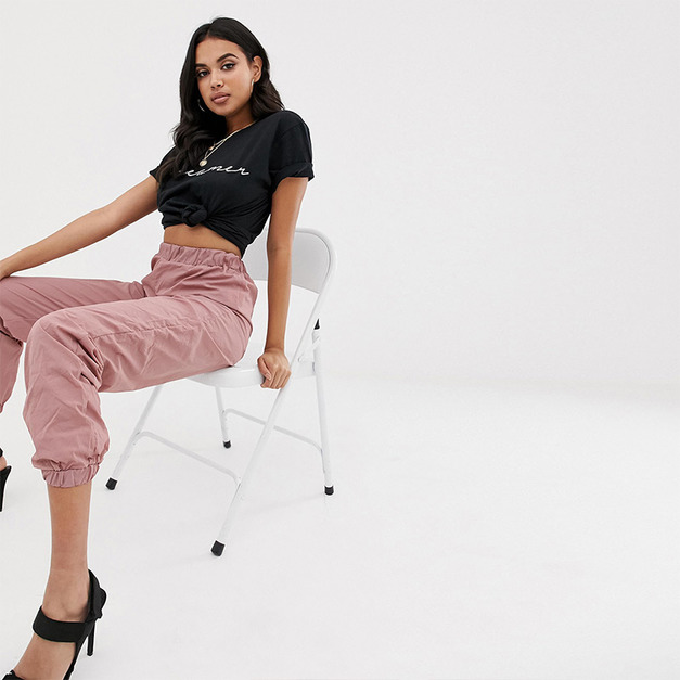 Dreamer 字母印刷設計圓領T恤