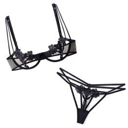 鏤空刺繡 薄款透視誘惑情趣內衣內褲