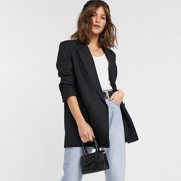 俐落感 微寬鬆休閒西裝外套