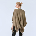 帶兜披肩歐美口袋披肩保暖斗篷_2