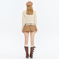 別緻流蘇短版針織衫溫柔風薄版上衣甜辣修身_2