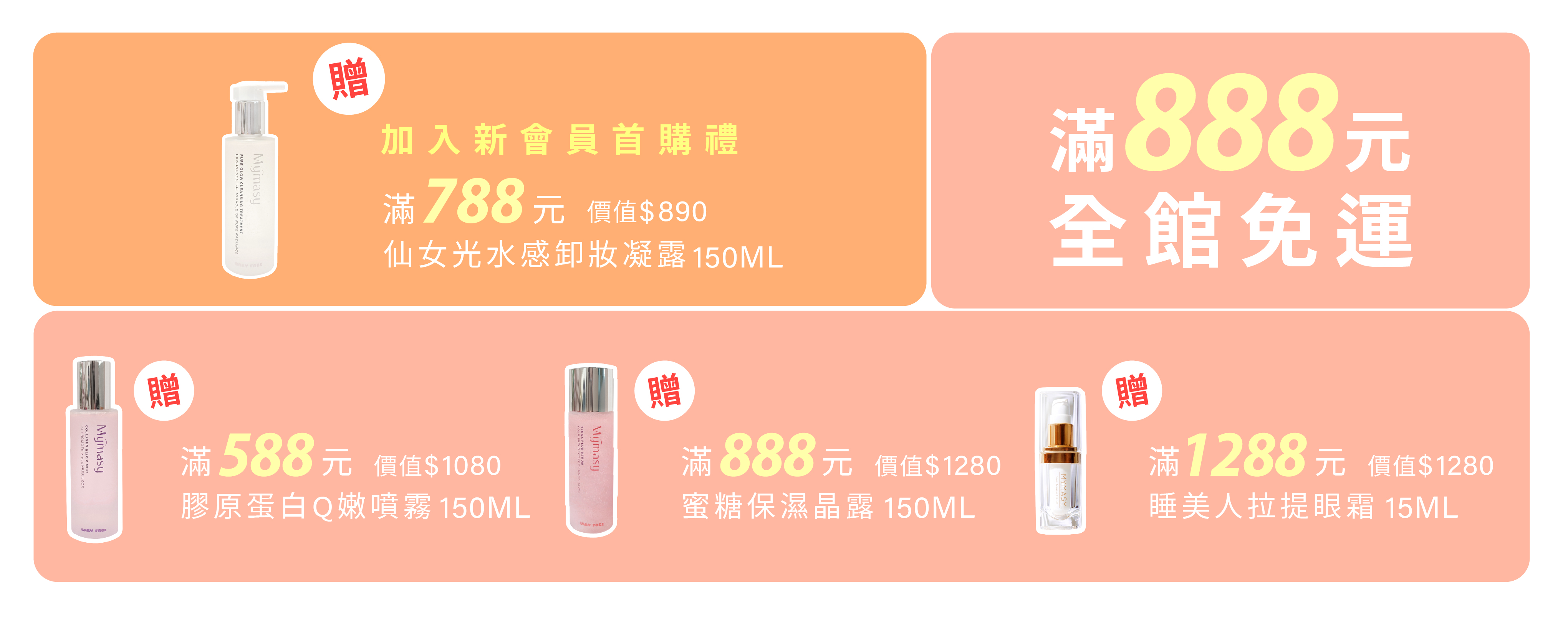 滿額贈