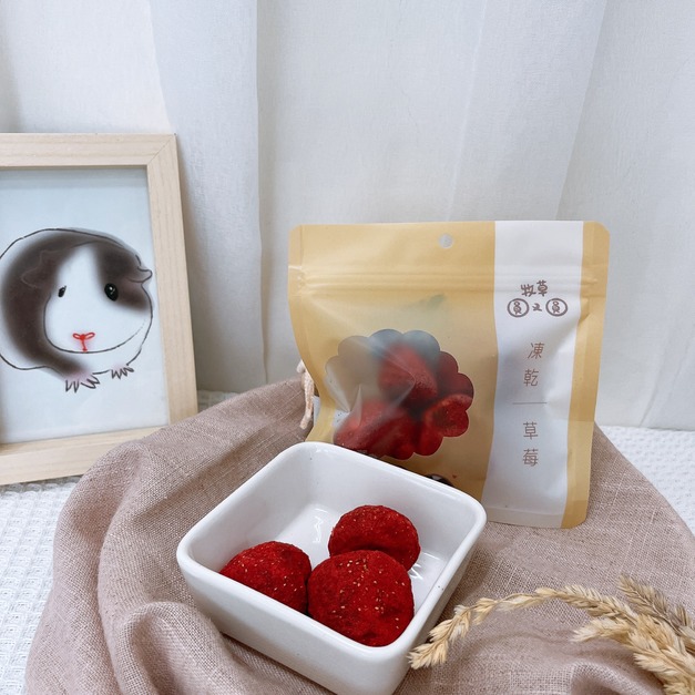 牧草圓又圓 | 凍乾系列-草莓凍乾