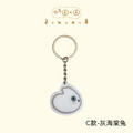 牧草圓又圓 | 手創-兔兔鑰匙圈_3