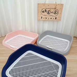 【限宅配】特大號平板ㄇ便盆(粉橘、粉藍、粉灰)