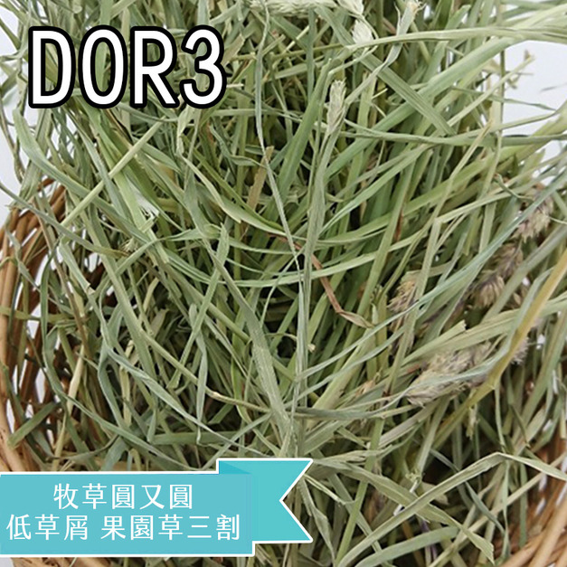【現貨】牧草圓又圓 | 低草屑優質賽馬級果園草(500g)
