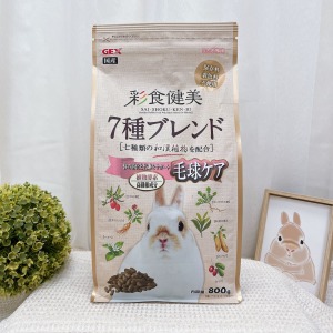 日本GEX | 彩食健美─毛球配方成兔飼料 800G