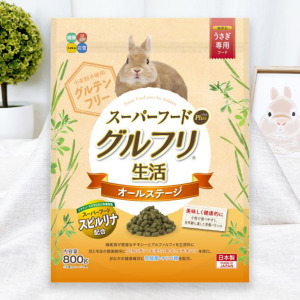 日本HI PET | 全齡兔用牧草主食800g(橘色)