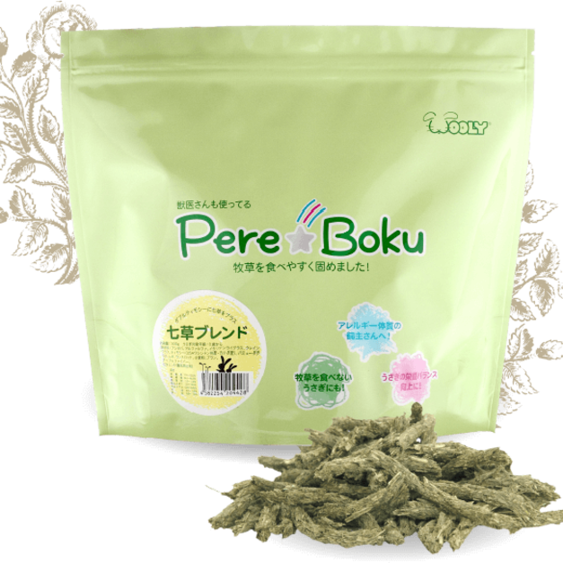 日本WOOLY | 顆粒牧草(七草) 300G