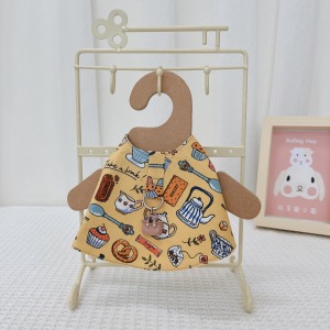 牧草圓又圓 | 老奶奶手作牽繩衣 ─ 貴婦午茶 粉色包包吊飾 (附牽繩)