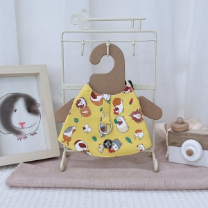 牧草圓又圓 | 老奶奶手作牽繩衣 ─ 天天專屬(黃) (附牽繩)