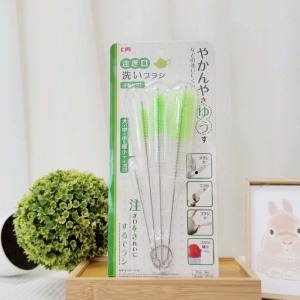 水瓶嘴清潔刷(大中小極細4入)