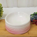 火口湖陶瓷飼料碗(粉/藍/綠)_1