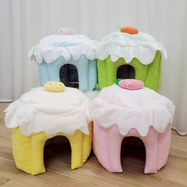 蛋糕躲避屋 （粉/藍/黃/綠）