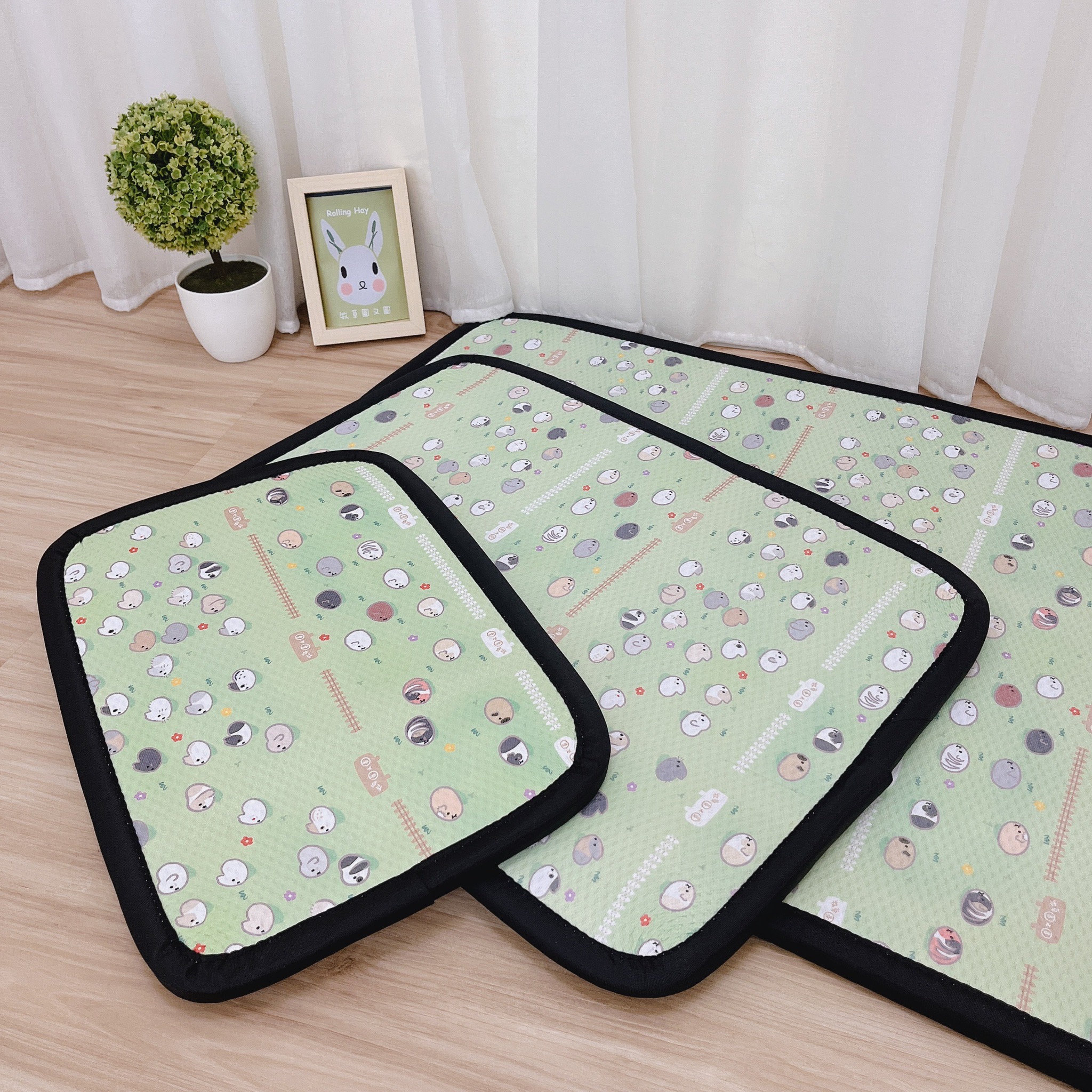 牧草圓又圓 | 加厚涼爽透氣墊-牧場大集合(3種尺寸)