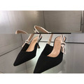 Dior J'adior slingback印字織帶跟鞋
