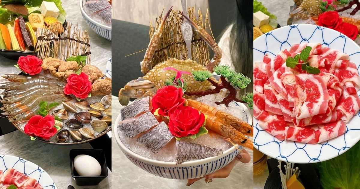 【台中大里】養鍋 Yang Guo 石頭涮涮鍋，霸氣藍花蟹、紅蝦、金目海鱸滿滿蛋白質火鍋！寵物友善餐廳推薦，能帶毛小孩去的火鍋店